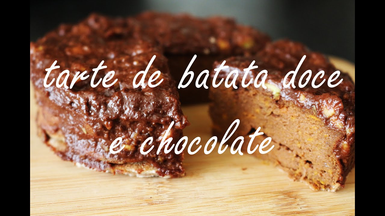 TARTE DE CHOCOLATE E BATATA DOCE | SWEET POTATO AND CHOCOLATE PIE | Joanabbl 176