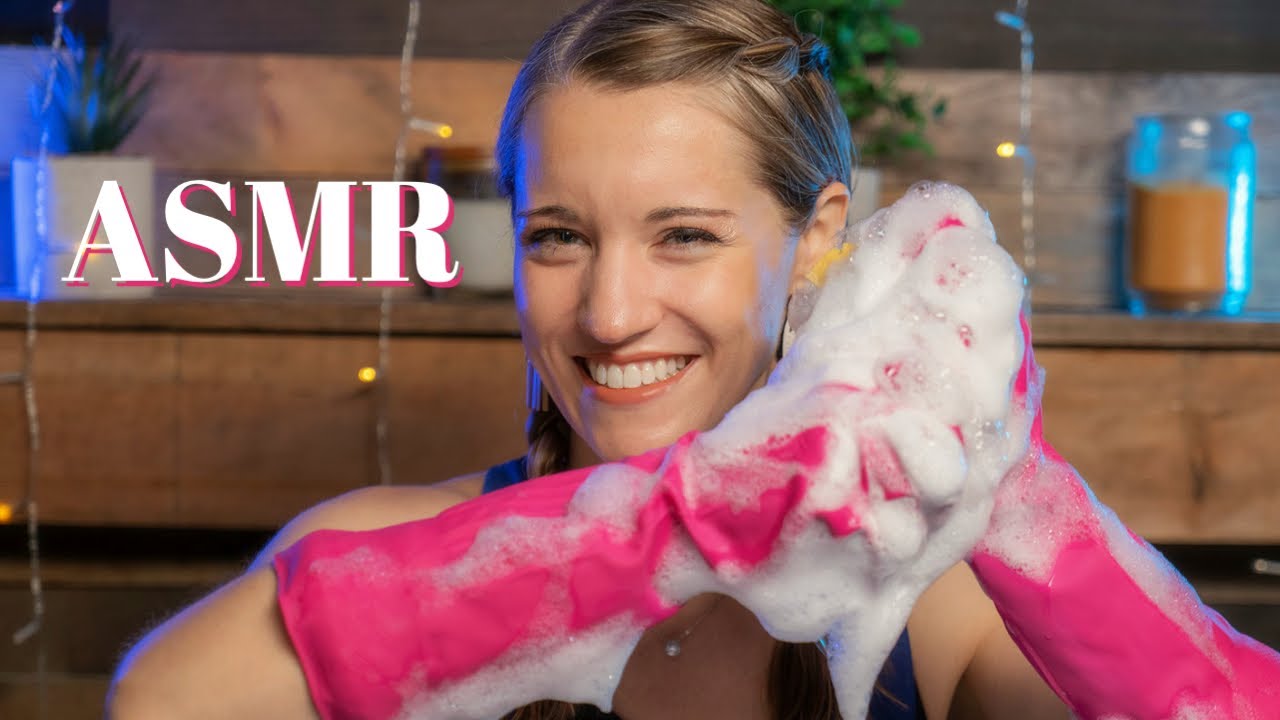 💭 These Foamy Gloves Make the BEST SOUNDS 🧼 ASMR Squeaky Gloves