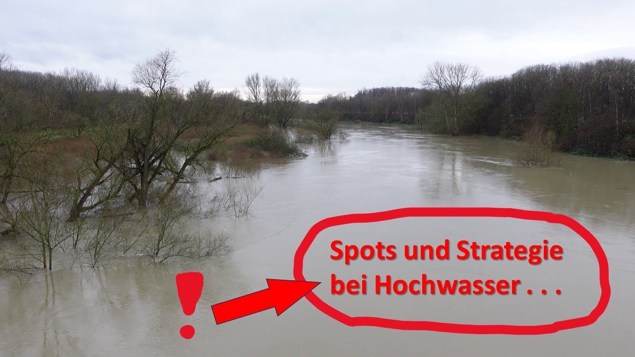 Hochwasser: Die Herausforderung beim Angeln am Fluss