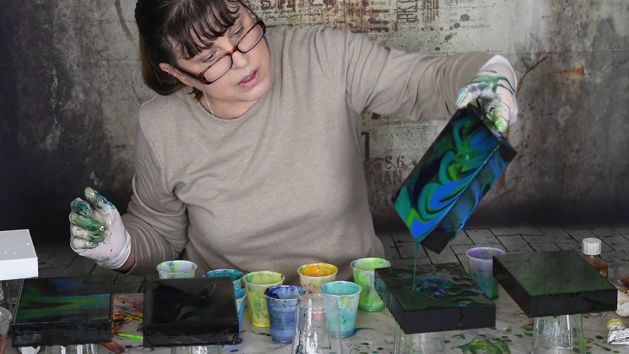 Resin Art Using Oil Paint Part One