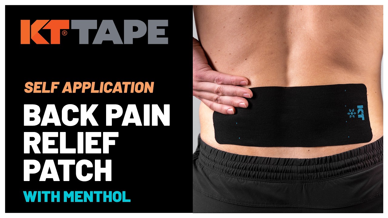 How to Self-Apply KT Back Pain Relief Patch for Back Pain Relief | KT Tape