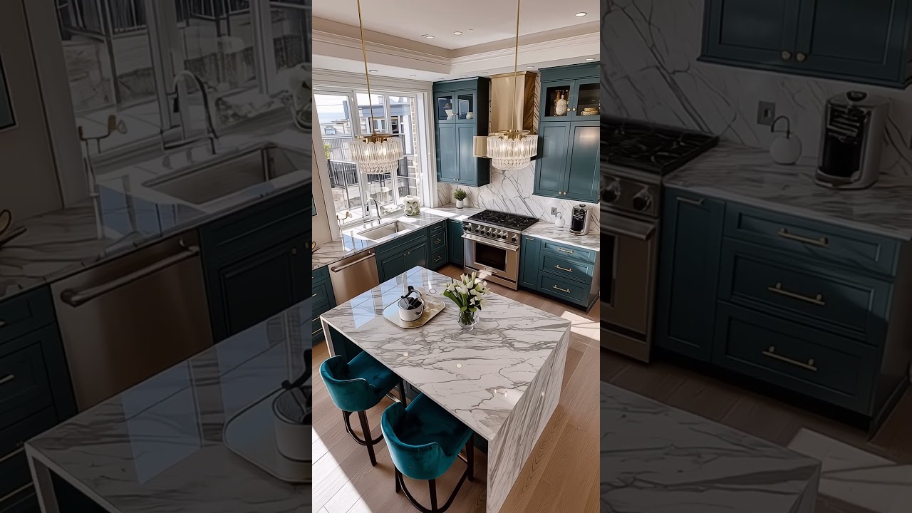 Aged Copper Luxury Home  Emerald Velvet Design Reveal Aspire Interiors by Alexander Vaughn