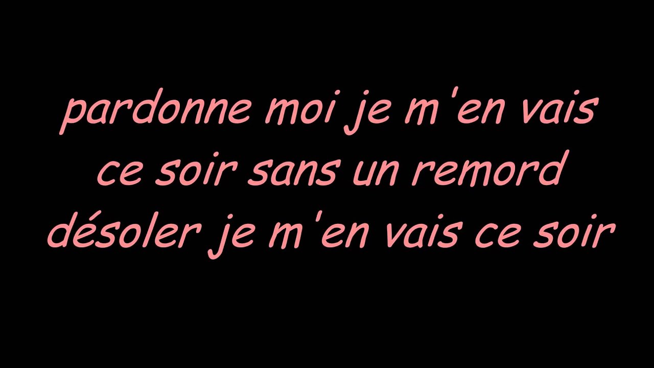 TAL - Sans un regard (Paroles)