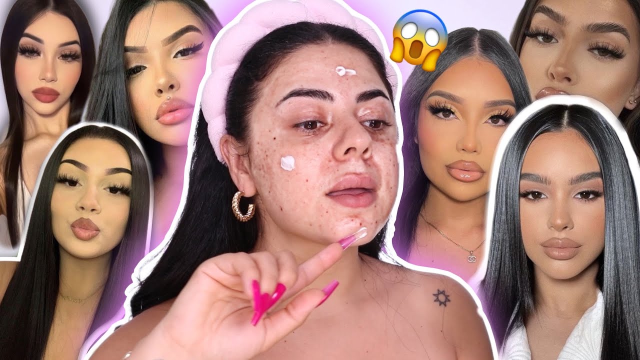 جربت اشهر مكياج على التيك توك لسنة ٢٠٢٣ 😱 | ما رح تصدقوا النتيجة !!!!