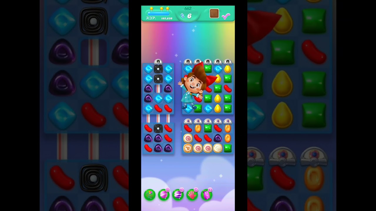 【Candy Crush Soda】Level662,663【キャンディクラッシュソーダ】