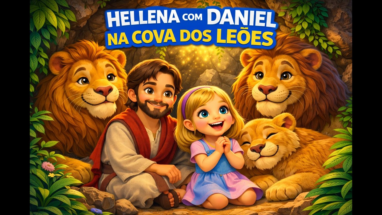 HELLENA E DANIEL NA COVA COM LEÕES
