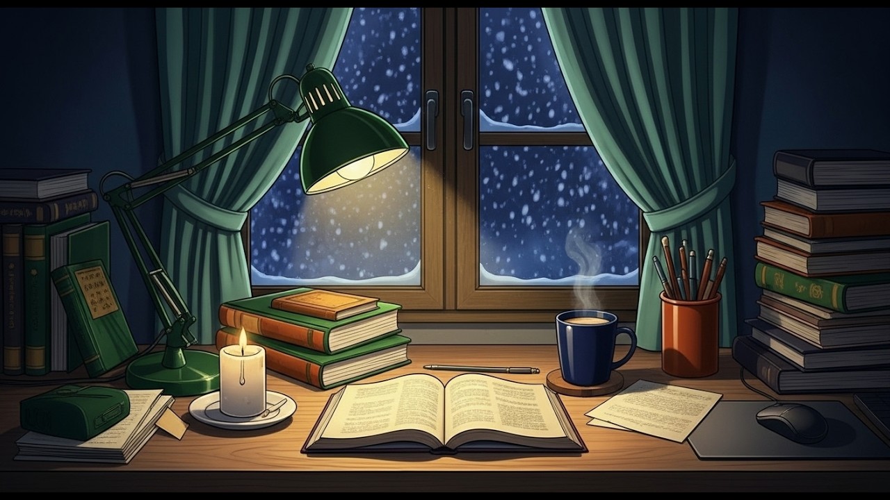 Winter Lofi Chillhop ❄️ Cozy Beats for Late-Night Study & Focus