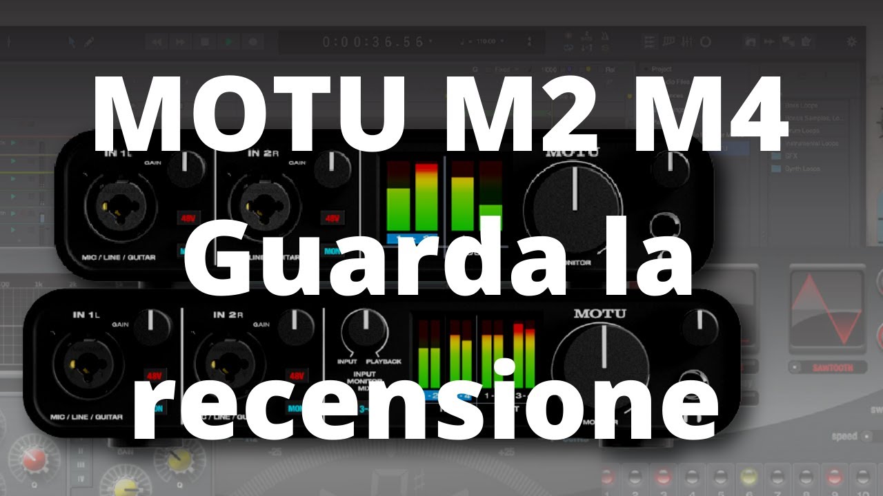 MOTU M4 & M2 USB-C interfacce audio; recensione.