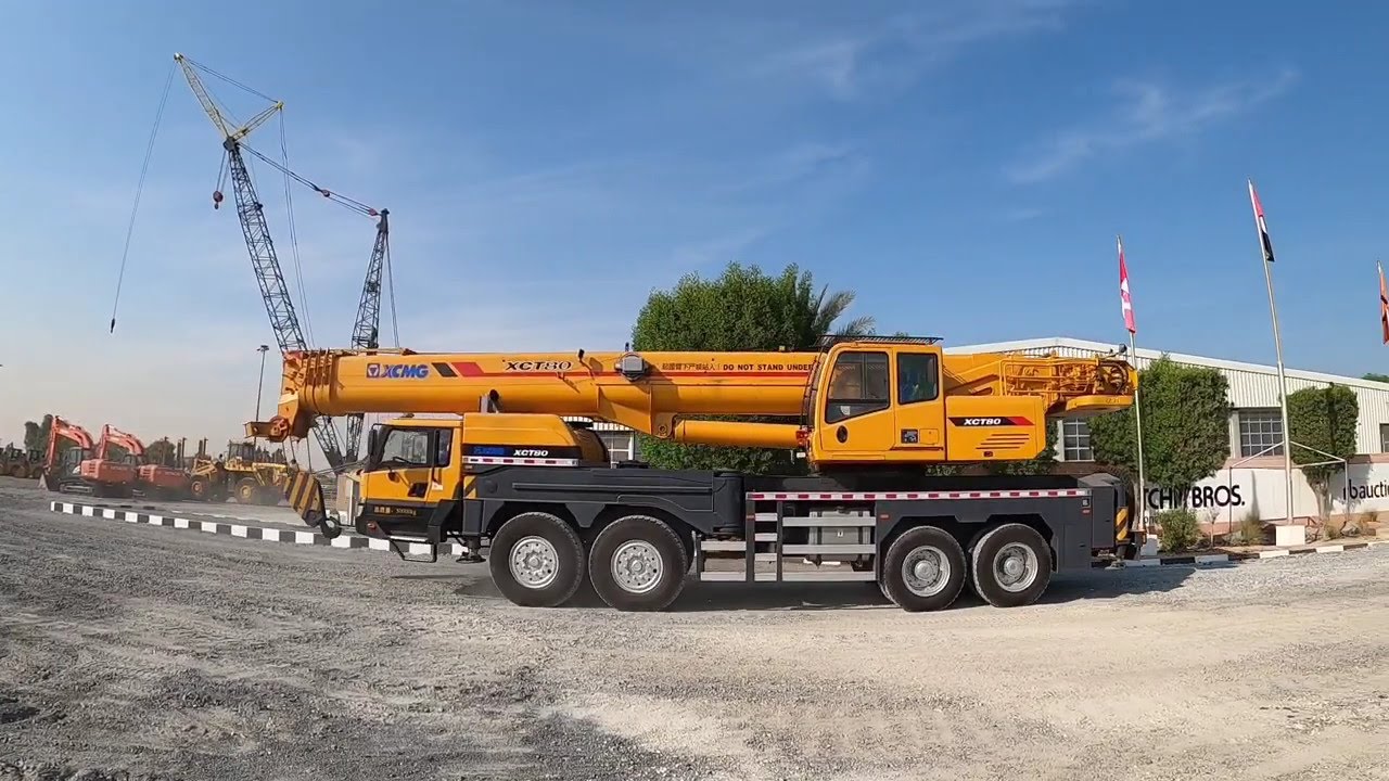 2020 XCMG XCT80 80 Ton 8x4x4 Hydraulic Truck Crane - Dubai, UAE Auction | 15 & 16 Dec
