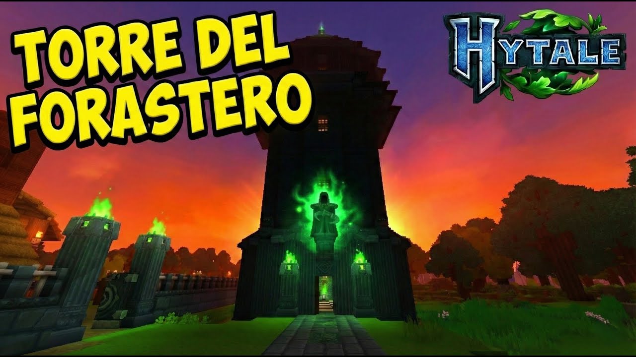 CONSTRUÍ la TORRE DE PORTALES más oscura de HYTALE 🧙‍♂️✨