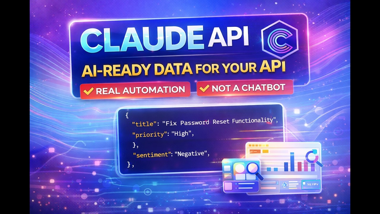 Claude API: Turn AI Into Structured, API-Ready Data (Not Just Chat)