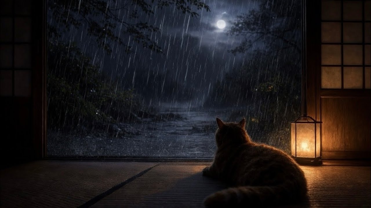 Rain Sounds for Deep Sleep — Rain Only | Midnight Rain Path with Ben 🐾 | 30 Minutes