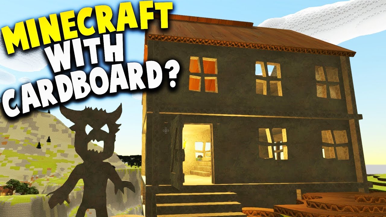 MINECRAFT WITH CARDBOARD BOXES? NEW SURVIVAL GAME! | Card Life Gameplay Part 1