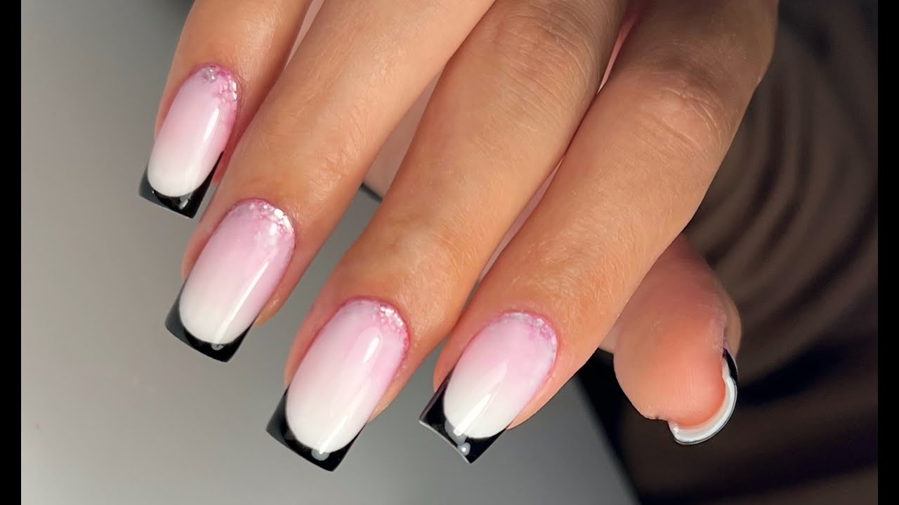 Step by Step : Ombre Nails - Cutiglitter - French Noir