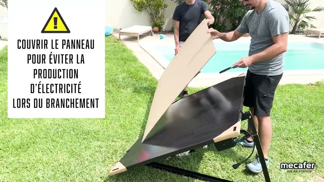 Montage et installation Kits solaire Photovoltaïque Premium prêt à brancher Mecafer