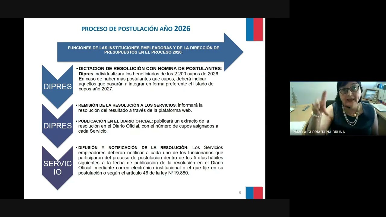 Webinar Capacitación Proceso de Postulación 2026 a los Beneficios de Incentivo al Retiro Ley 20.948