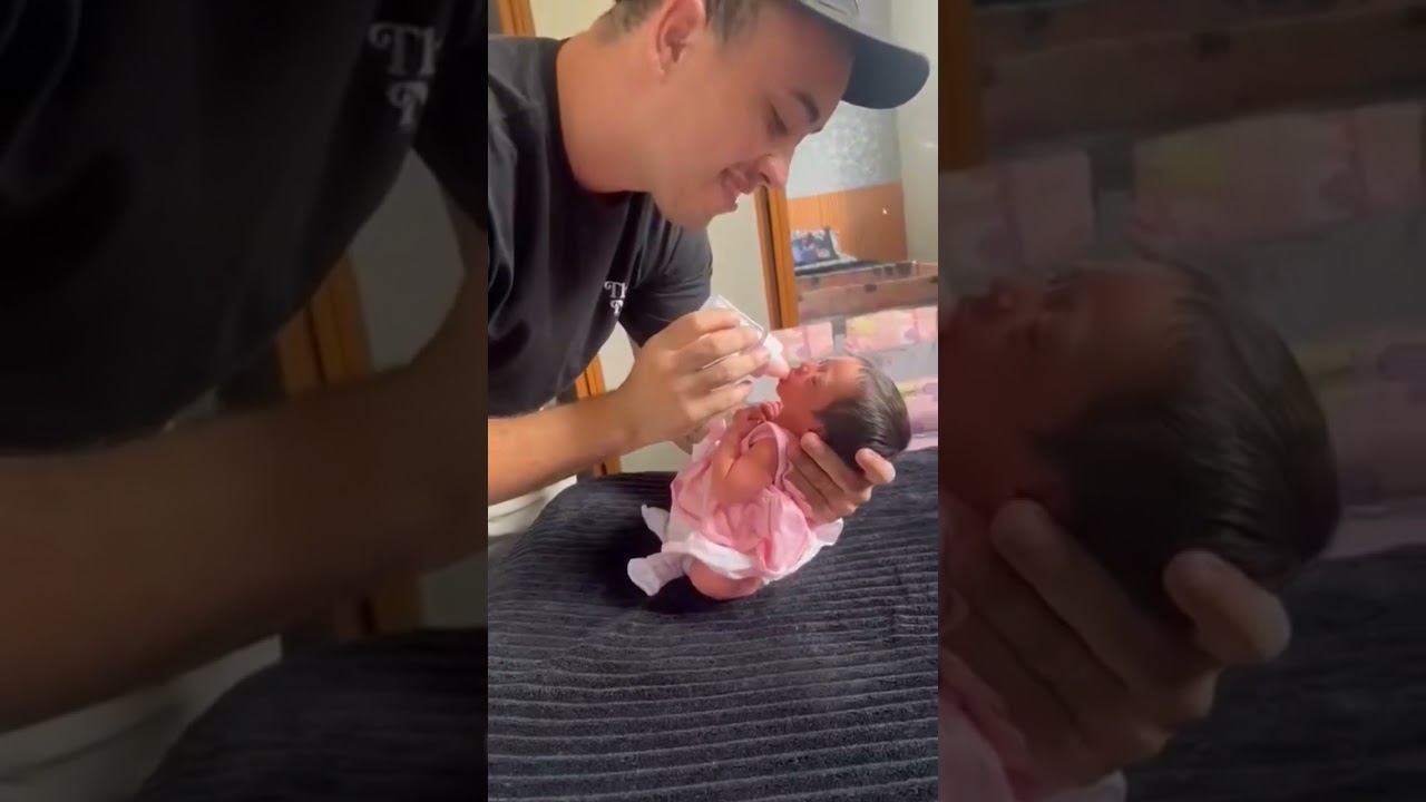 Newborn baby feeding 👨&zwj;🍼 Toddler Daily Life 🧬#toddlerdailylife