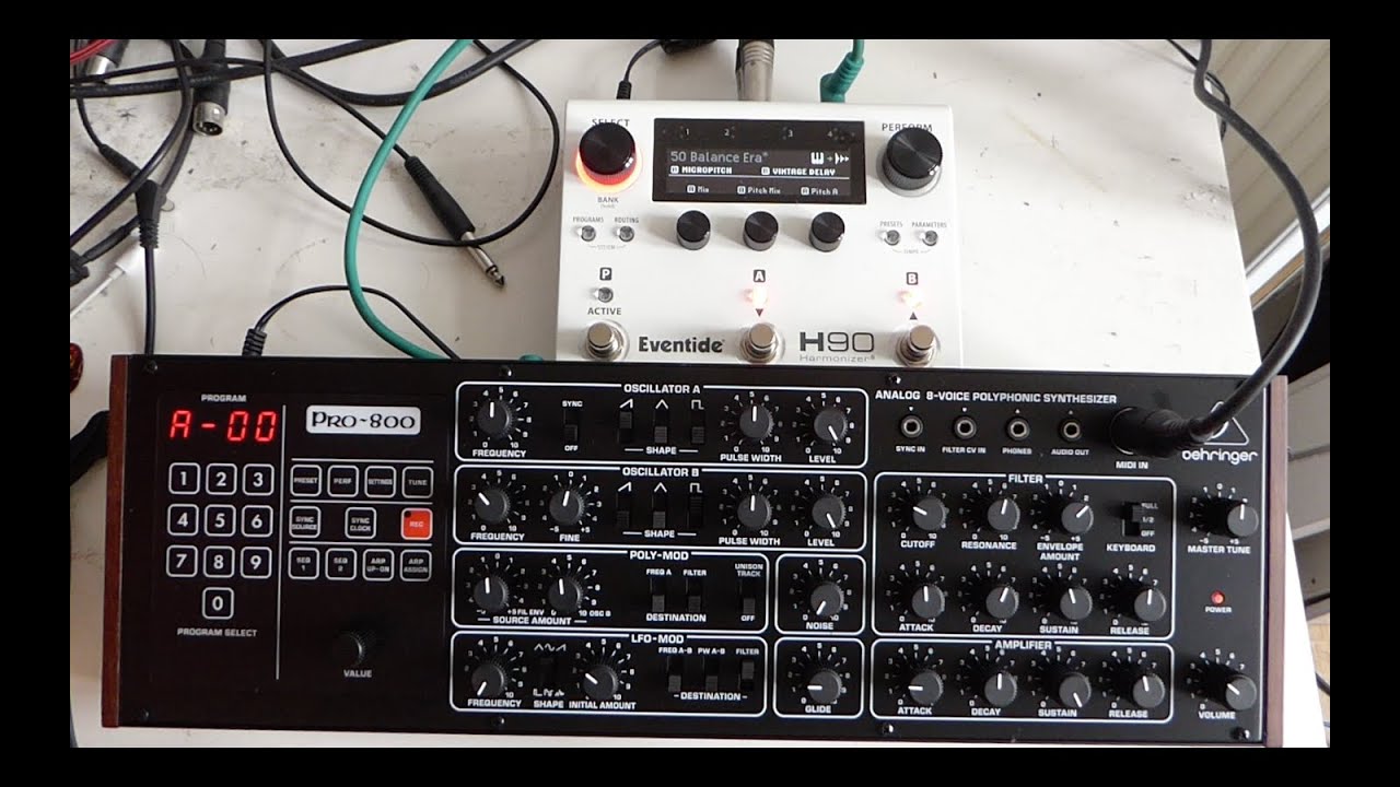 Behringer Pro 800 & Eventide H90