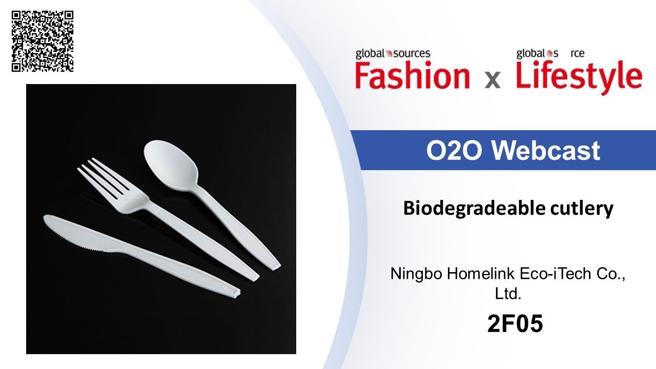 Biodegradeable cutlery - Lifestyle show