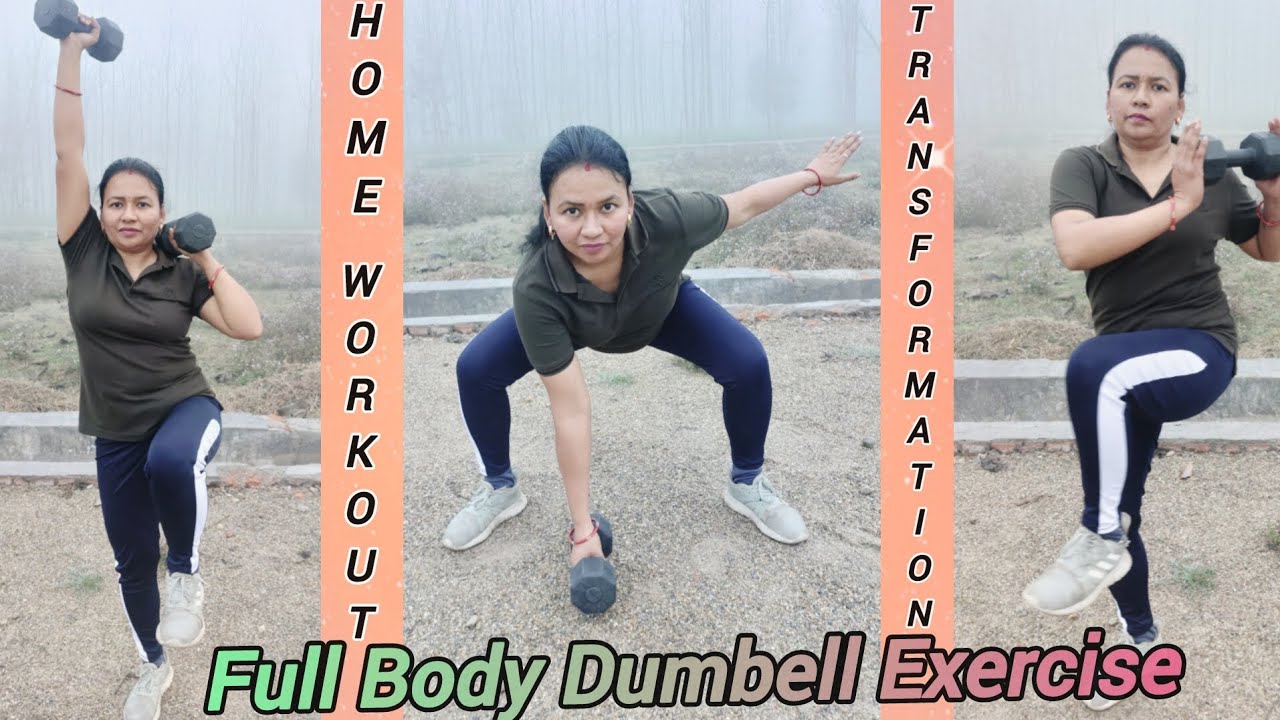 Dumbell Workout For Full Body Strength 💪 #trending #viral #motivation #dumbleworkout #viralvideo #fy