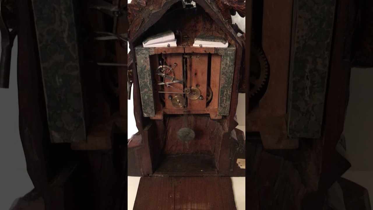 Johann Georg Beha Cuckoo Clock inside