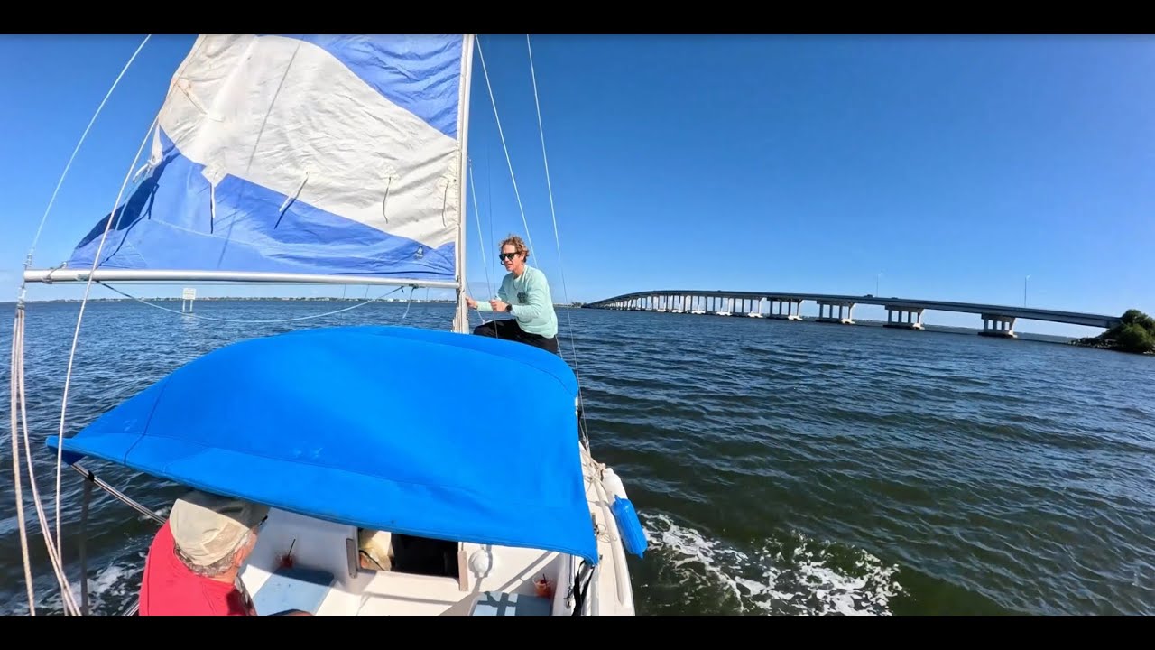 Sailing the Indian River Lagoon & Eau Gallie Causeway | 4K Adventure Club Voyage | Ambient Travel