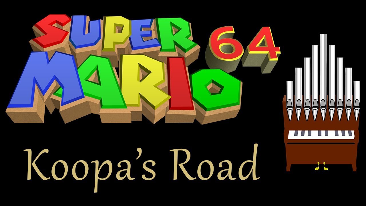 Koopa's Road Super Mario 64 Organ Cover