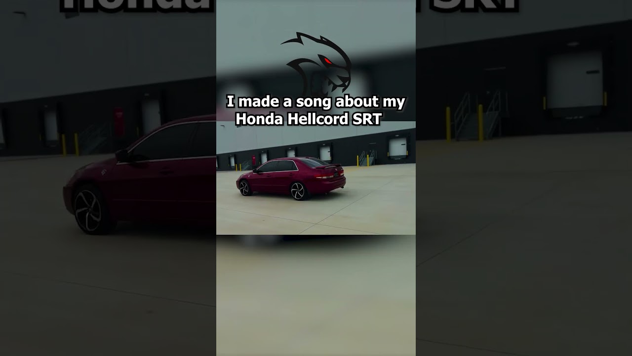 Honda Hellcord SRT Rap Song 😳😈 #shorts