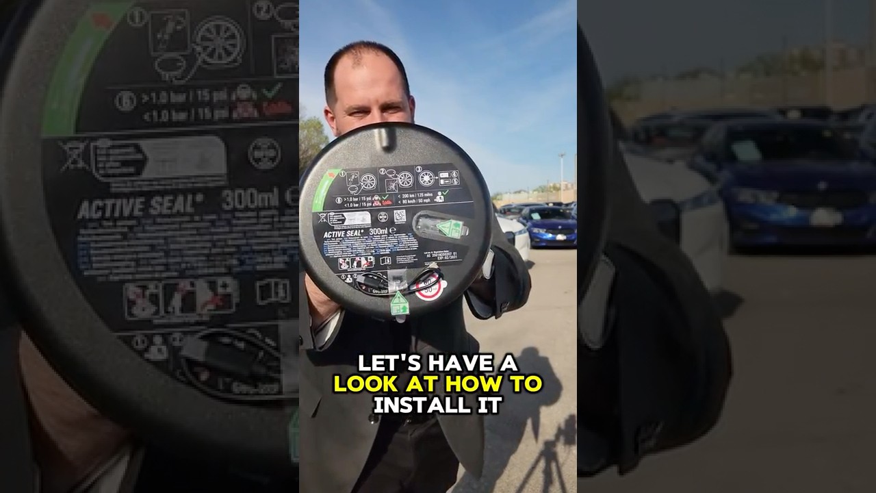 This BMW Tire Repair Kit Plus is a Lifesaver