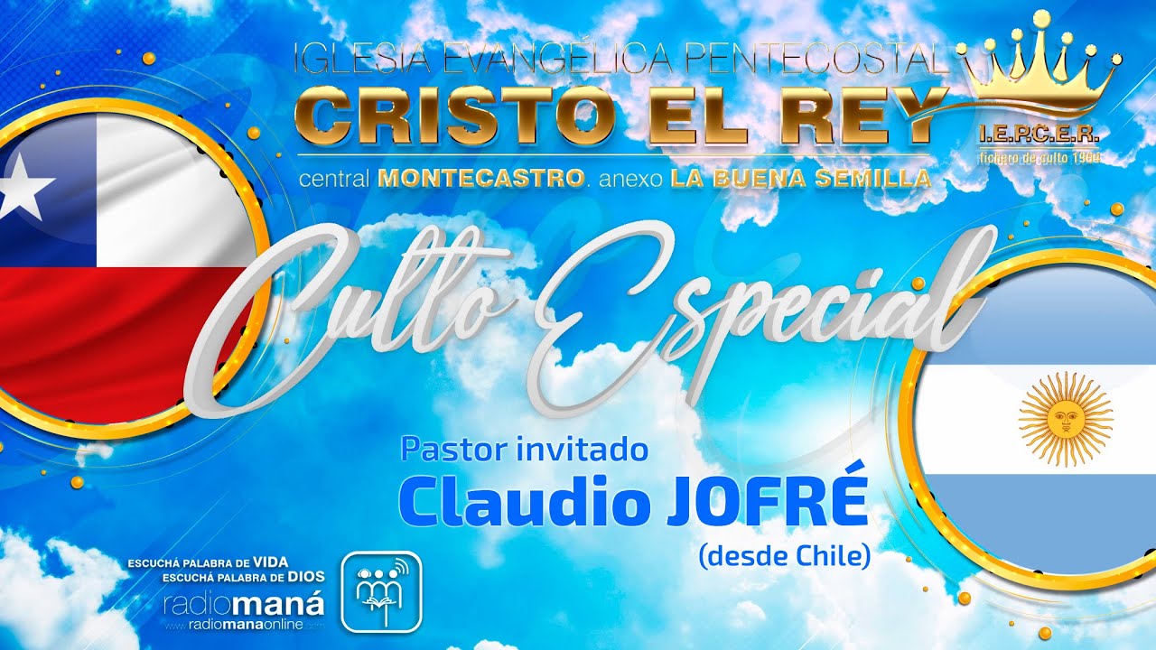 Culto especial con la visita del Pastor Claudio Jofré desde CHILE 🙌🎶 I.E.P. CRISTO EL REY