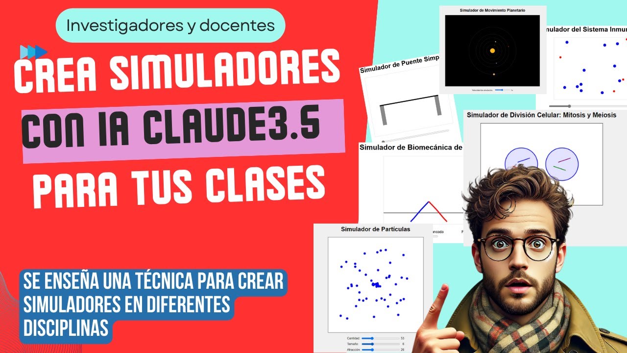 CREA SIMULADORES INTERACTIVOS PARA INTEGRARLOS A TUS CLASES CON IA