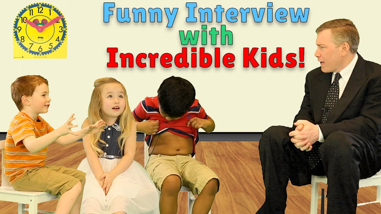 Funny Interview with Kids! What Makes You Incredible? Happy Kids Are Incredible Week!