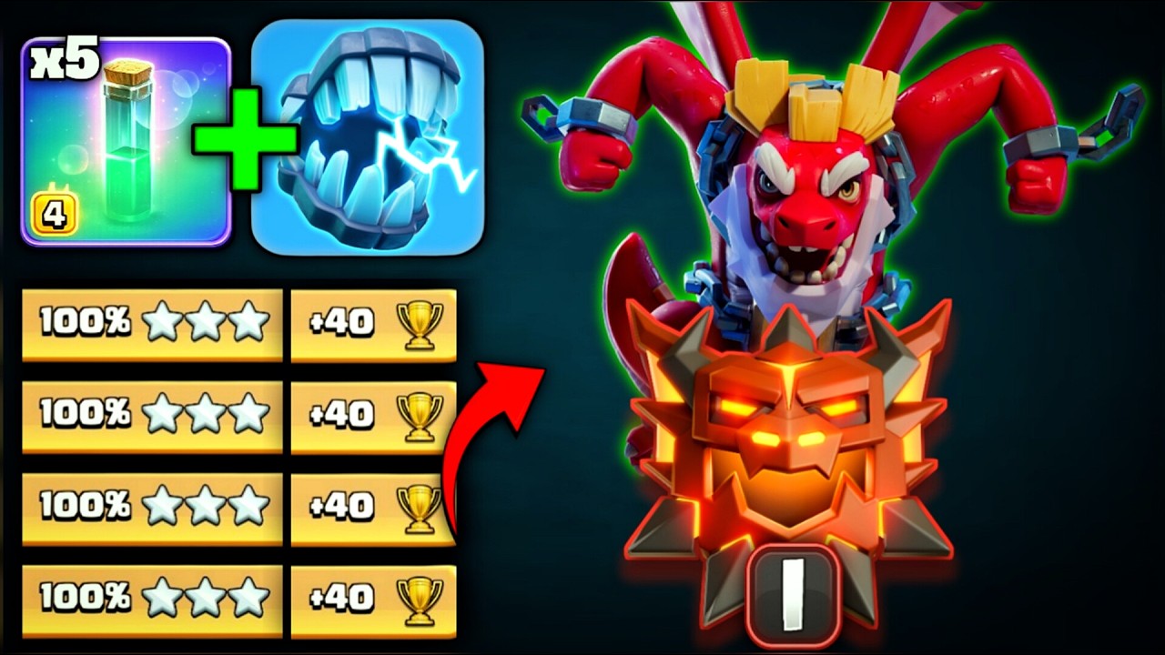 This TH18 Dragon Duke Charge with Spirit Fox + Super Bowlers Attack Is INSANE! Easy 3 Stars! COC