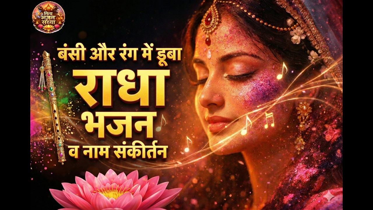 जब बंसी और फाग हुए एक | Most Soulful Radha Krishna Holi Bhajan | Holi Utsav 2026 | Peaceful Flute