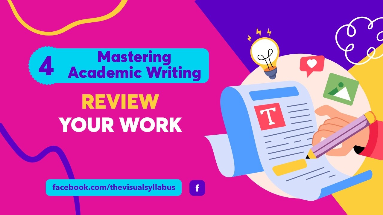 Lesson 04 🎓Academic Writing – Reviewing the Draft