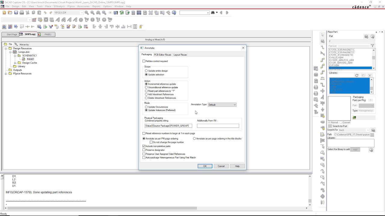 Efficient Reference Designator Update in OrCAD Capture: Step-by-Step Guide