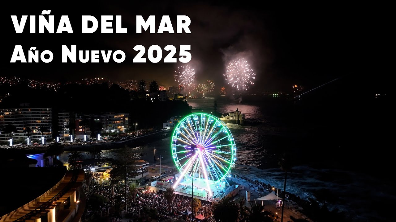 Viña del Mar 2025: Impresionante vista aérea con #drone #viñadelmar  🌟