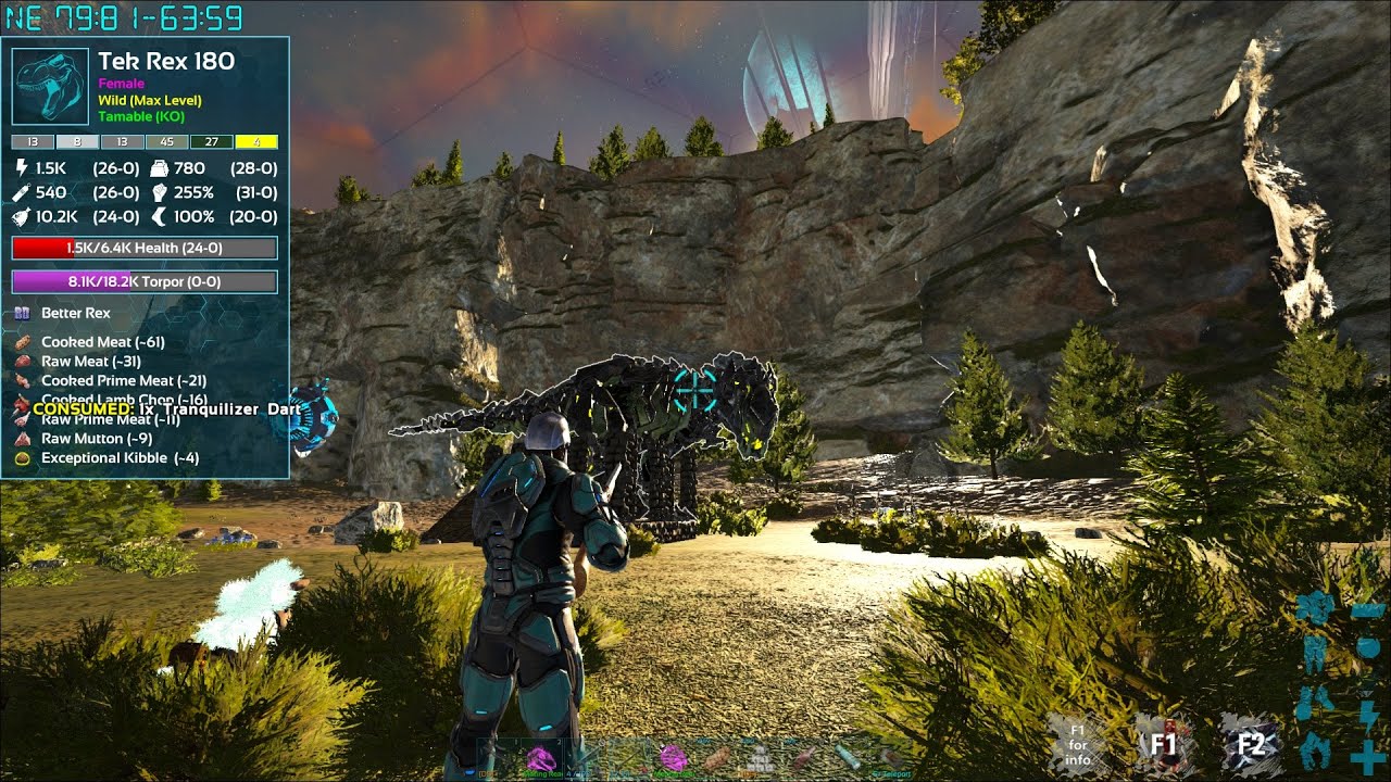 Carcha & Tek Rex | Getting perfect stats/higher stats in ARK Survival Evolved #latenightlivestream