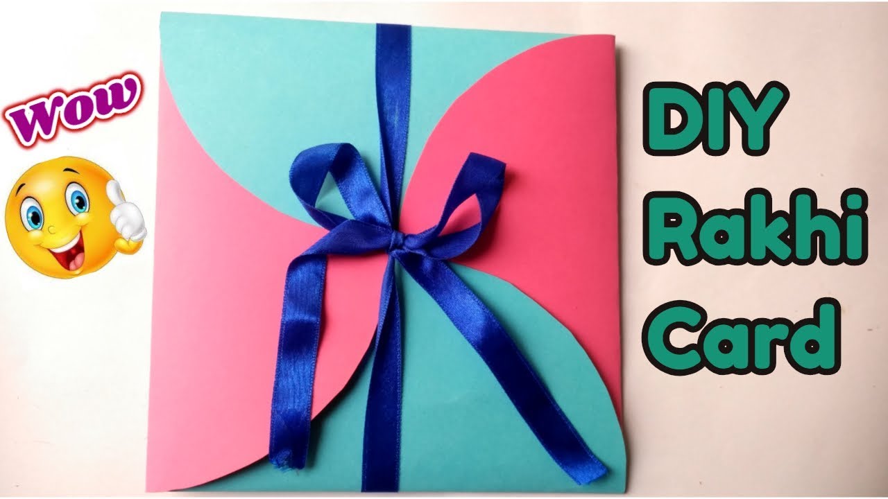 Greeting Card for Rakshabandhan / DIY Rakhi card.