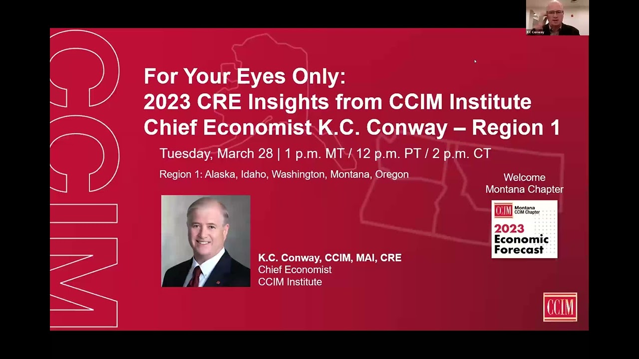 CRE Insights from CCIM Institute Chief Economist K.C. Conway, CCIM, CRE, MAI