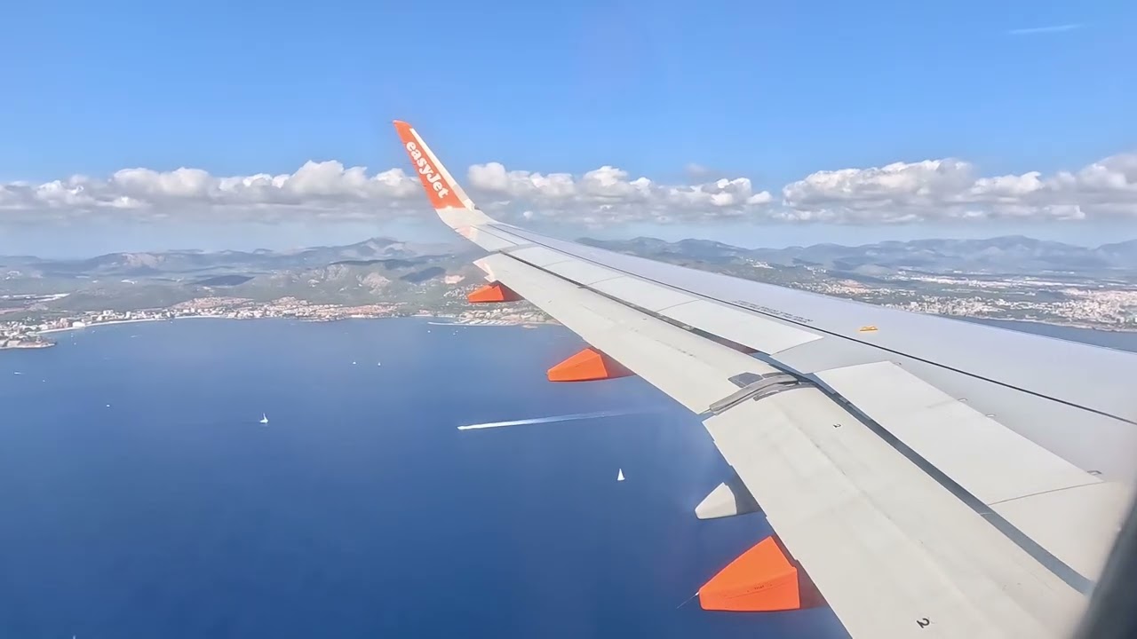Landing in Palma de Mallorca