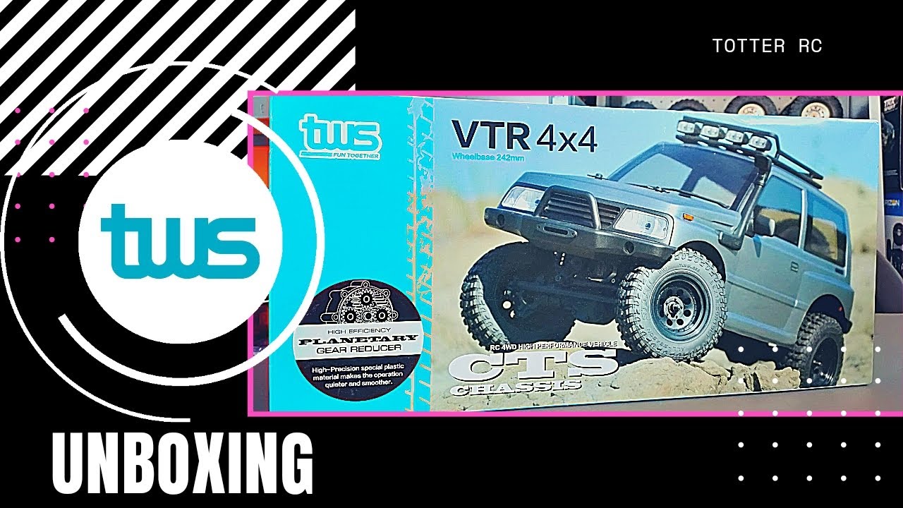 TWS VTR 4x4 CTS Chassis Unboxing en español