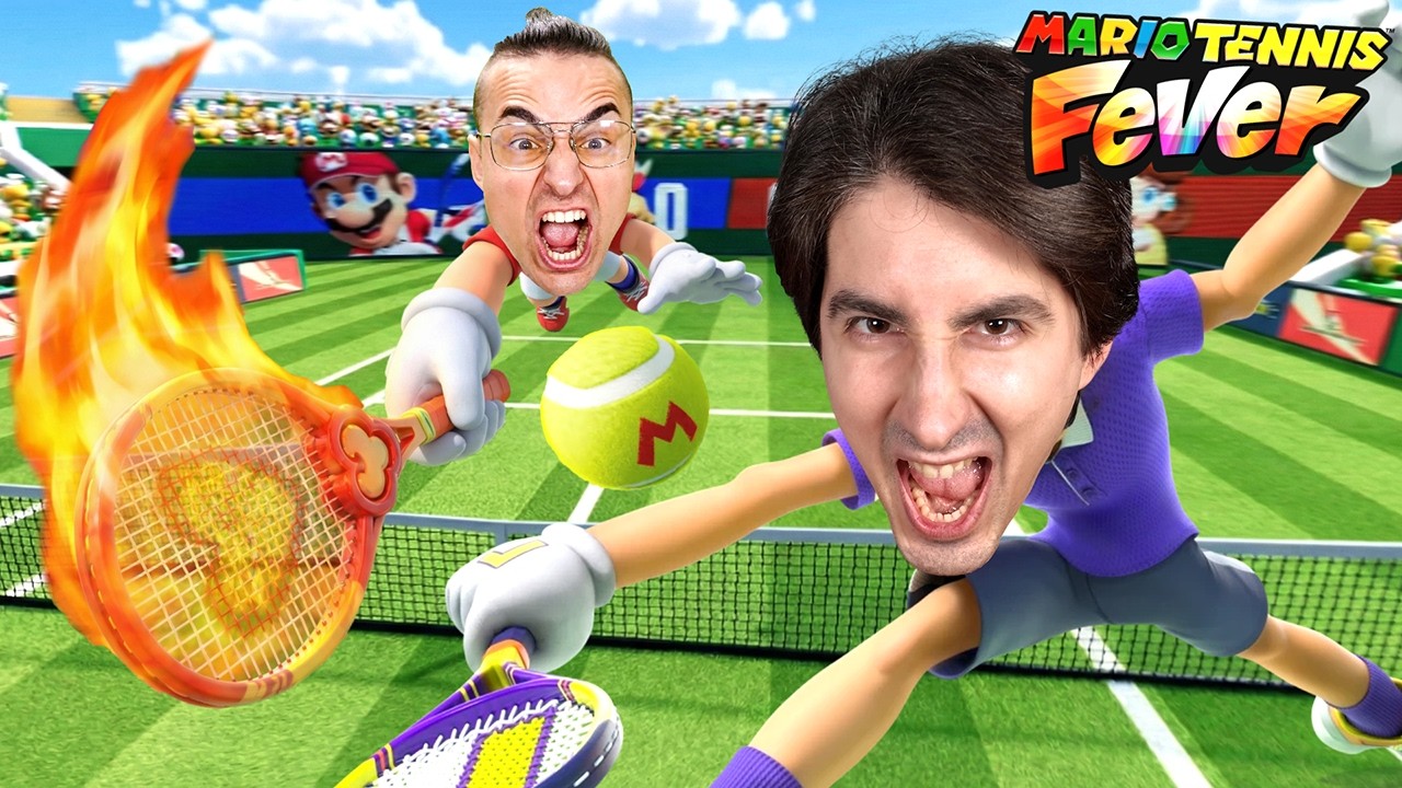 Mi TREMANO le MANI 😱 SFIDA MAI VISTA con le RACCHETTE FRENESIA 🎾 Gioseph vs Tuberanza Mario Tennis