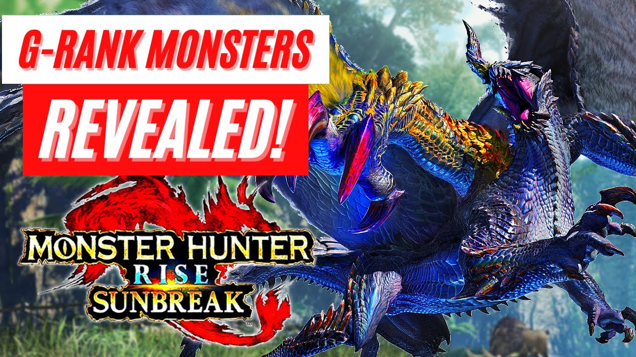 3 New Monsters Reveal Gameplay Trailer Monster Hunter Rise: Sunbreak News