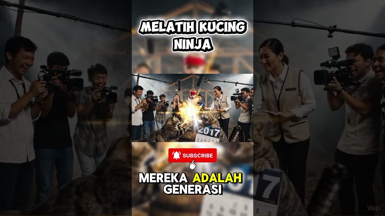 Kucing Belajar Jadi Ninja dari Bocil?! 😂 Auto Chaos!  