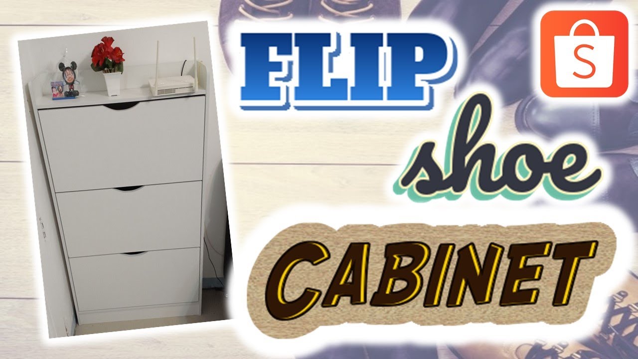 Easy to Assemble Flip Shoe Cabinet | Elaine Brase