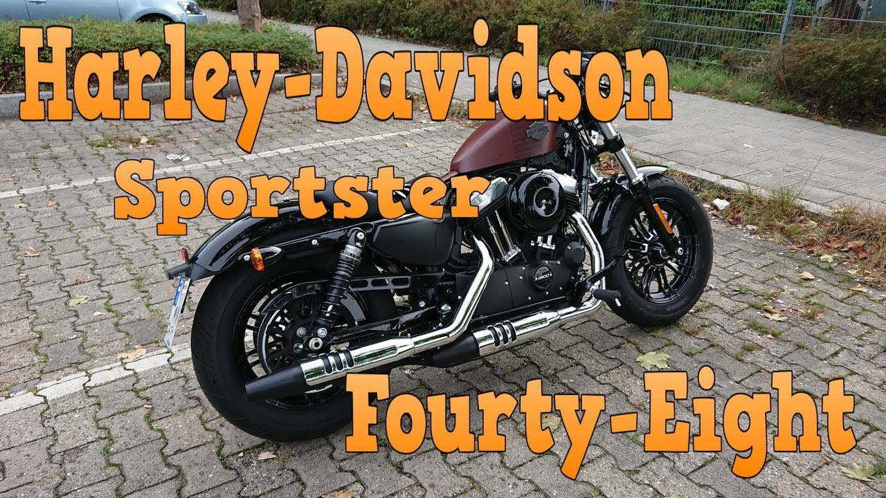 Тест драйв мотоцикла Harley Davidson - Sportster Fourty Eight 2018 (48)