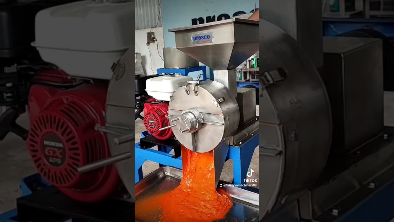 Mesin Giling bumbu 8inc penggerak Honda gx 270 #halus😍 #Mesingilingbumbu #Bumbubasah #Pedagang Bumbu