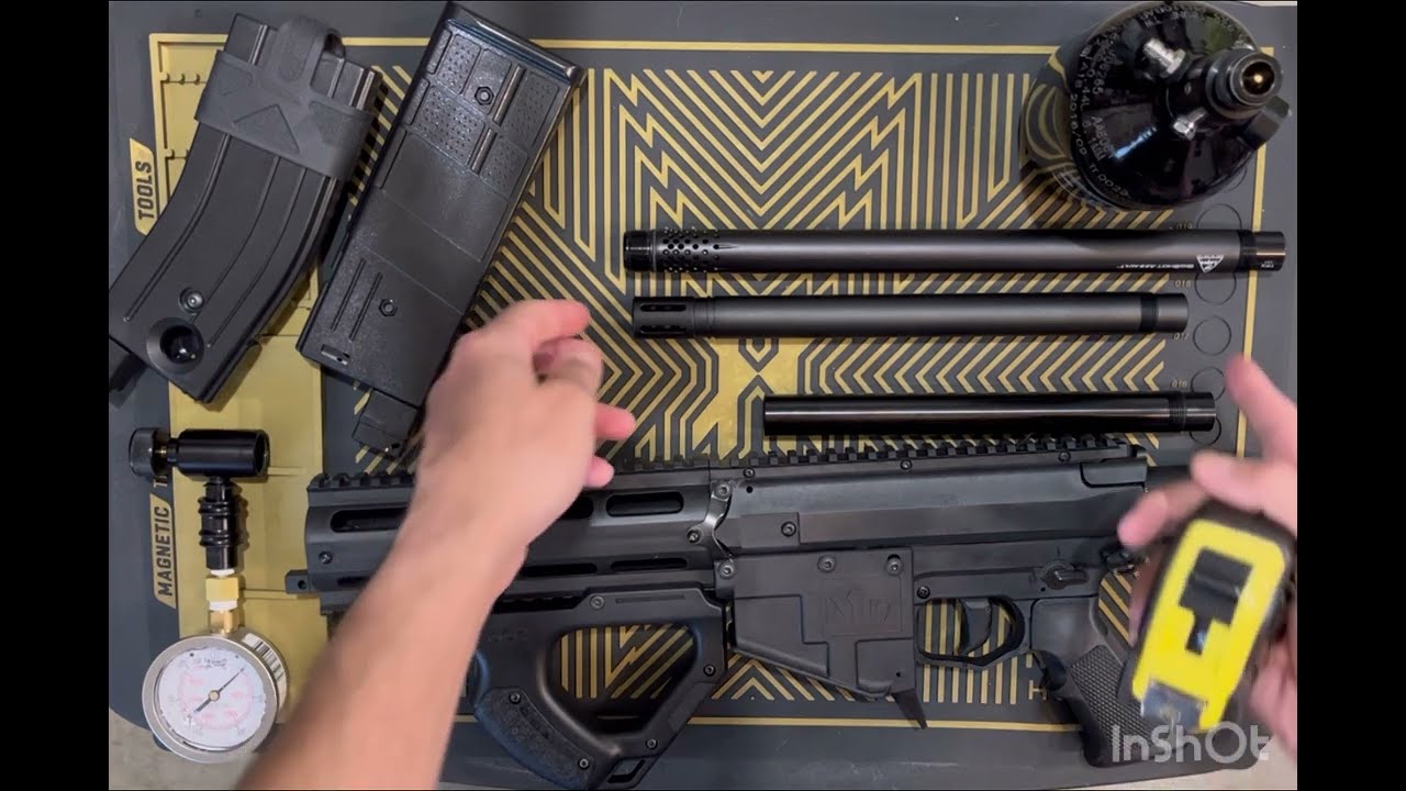 Valken M17 Less Lethal - Longer Barrel Testing