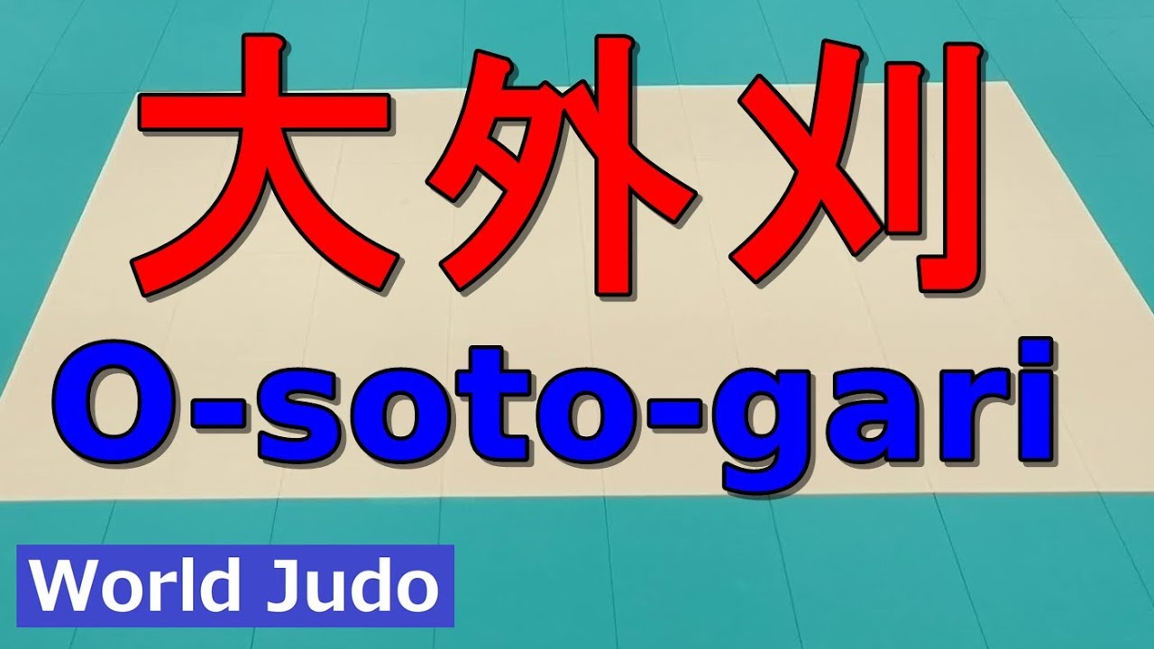 柔道 大外刈 JUDO O-soto-gari 2018